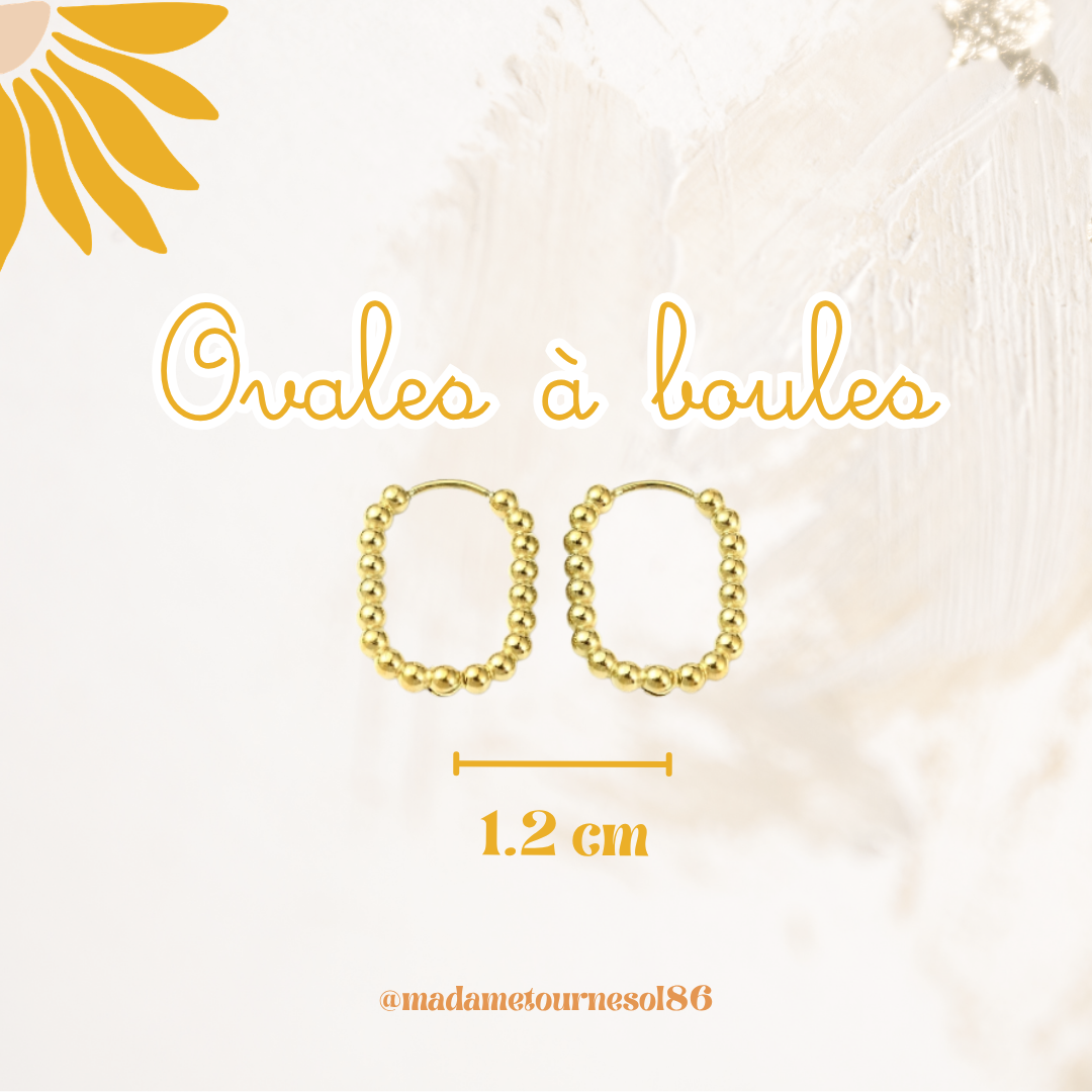 Créoles acier inoxydable