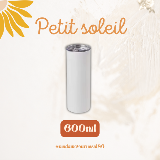Gobelet personnalisé - petit soleil - 600ml