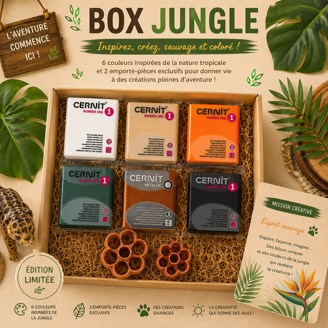 Box pâte polymère à thème