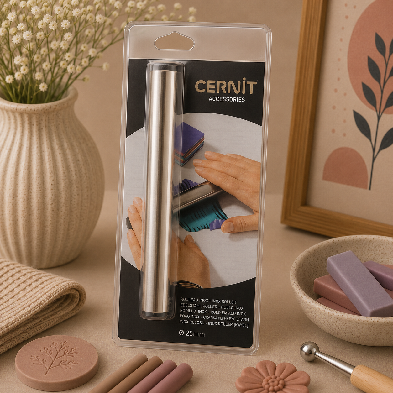 CERNIT - rouleau inox