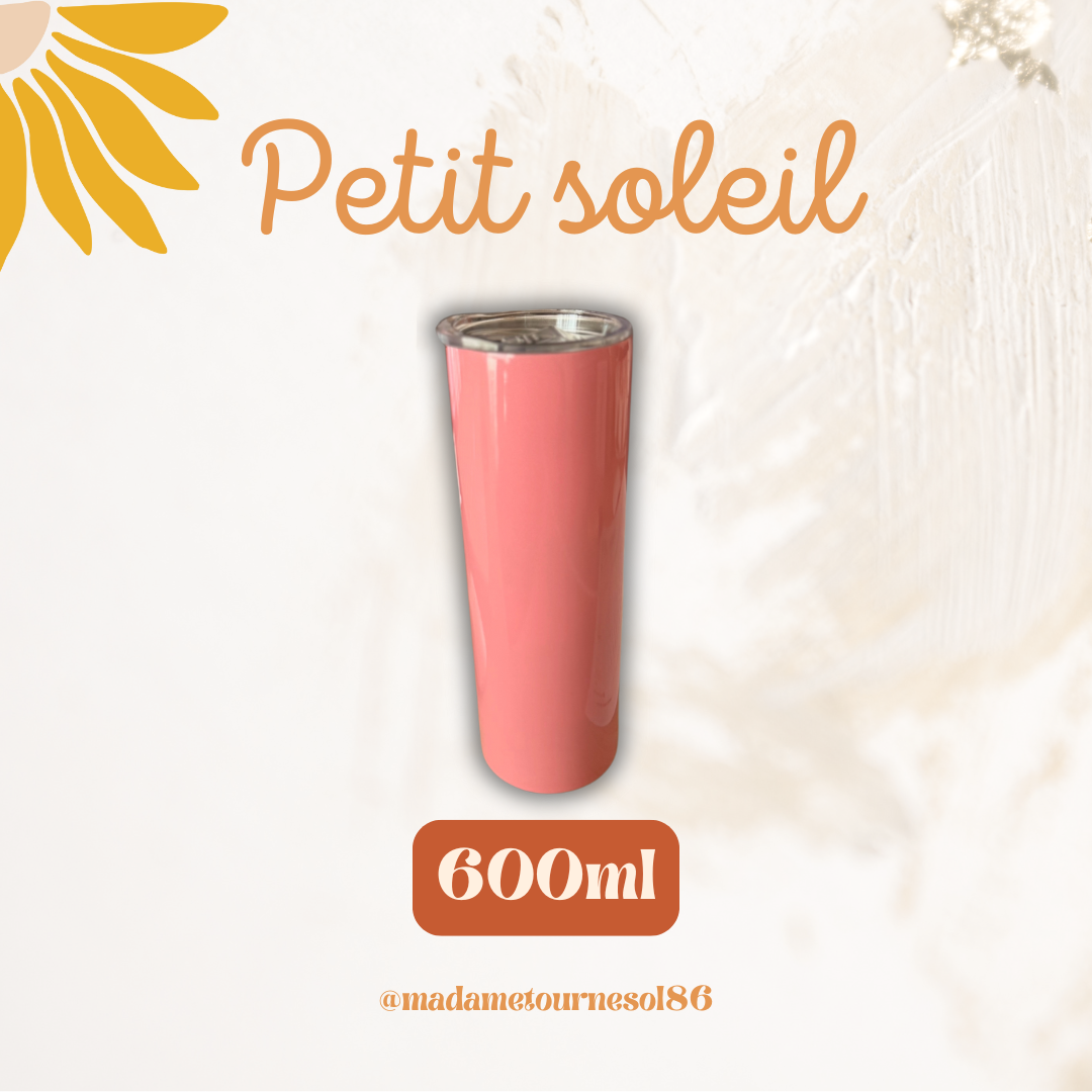Gobelet personnalisé - petit soleil - 600ml