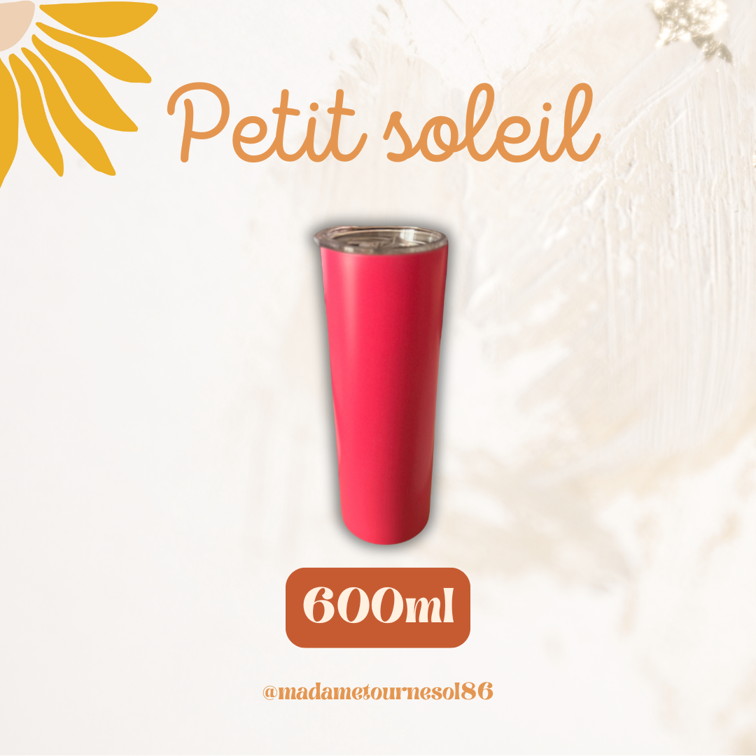 Gobelet personnalisé - petit soleil - 600ml