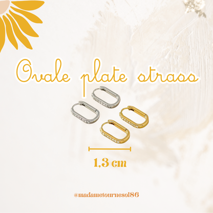 Créoles acier inoxydable