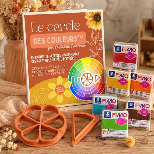 Kit complet - recettes de pâte polymère Le Cercle des Couleurs™