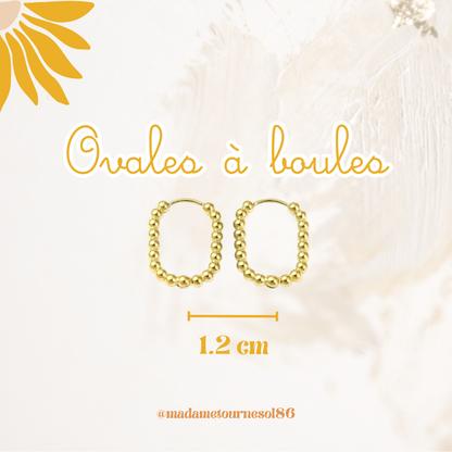 Créoles acier inoxydable