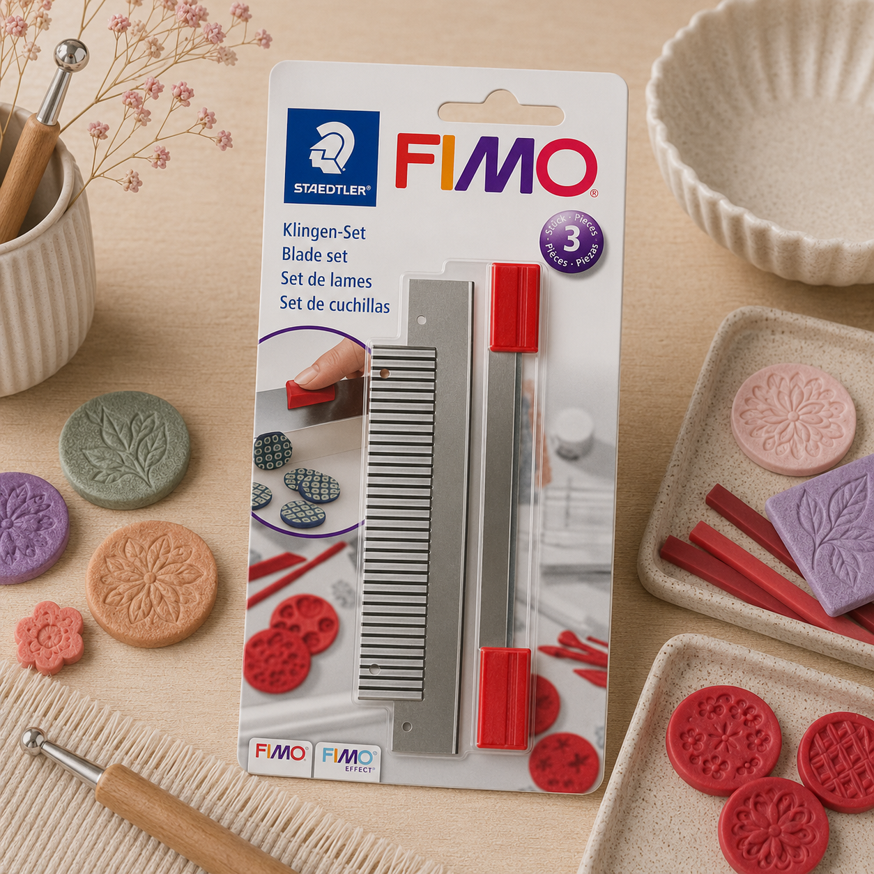FIMO - lot de 3 lames